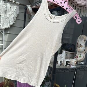 AMO Cream Tank Top